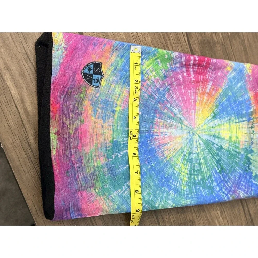 Salt Armour Co. TieDye Rainbow Thermal Fleece Lined Face Mask Ski Buff Neckware